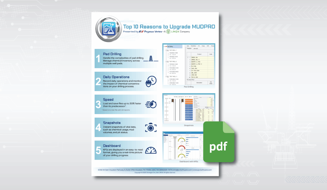 Top 10 Reasons to Upgrade MUDPRO Brochure